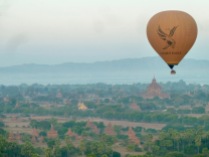 view over the plains of Bagan