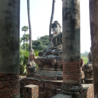 Buddha in ruins